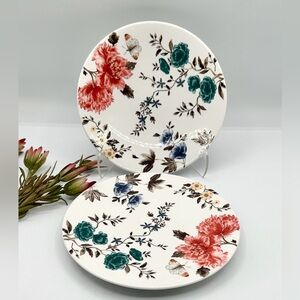 2 Lenox Sprig & Vine 7.5” Salad Plates. Rare Find